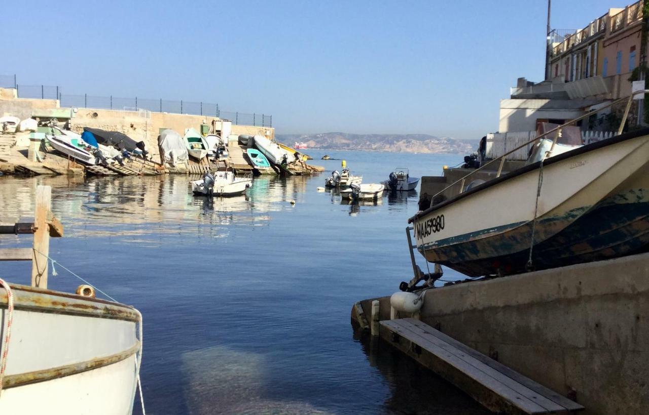 Marseille Malmousque Cabanon 45 M2 Sur L'Eau Lägenhet Exteriör bild